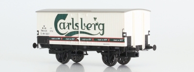 Dekas DK-872146 - H0 - Gedeckter Güterwagen Carlsberg, DSB, Ep. III - Wagen 2